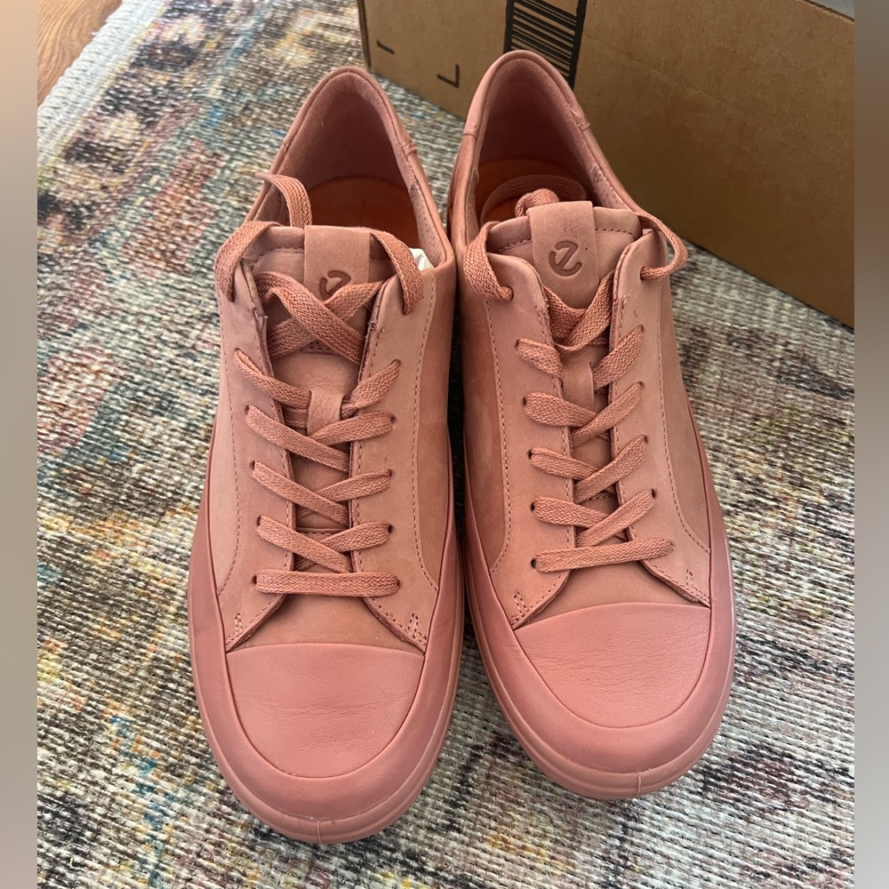 ECCO Soft 7 Sneakers Tennis Shoes Sz 40, Damask Rose Pink BRAND NEW!!!